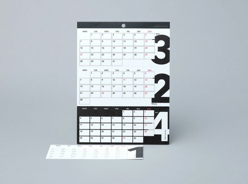 リプラグ　卓上３ヶ月カレンダー