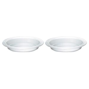 ＨＡＲＩＯ・耐熱ガラスパイ皿２Ｐセット