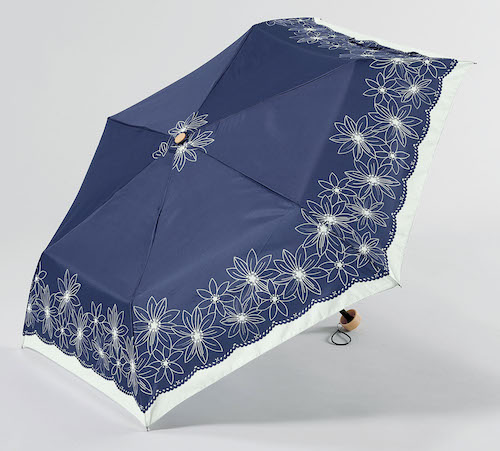 フルールライン／晴雨兼用折りたたみ傘