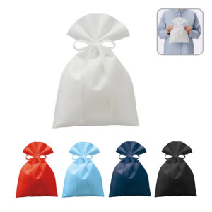 不織布ラッピング巾着　包装　プレゼント　ラッピングバッグ　名入れ　カラー